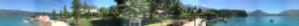 360° de la plage de Menthon Saint Bernard
