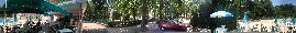 360° de la piscine et du parc place Avet